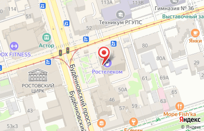 Ростелеком для бизнеса на Будённовском проспекте на карте