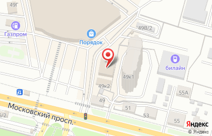 Торговая компания Стальная линия на Московском проспекте на карте