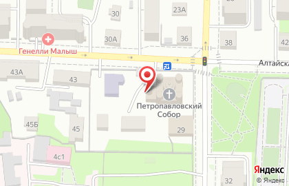 Петропавловский собор в Томске на карте
