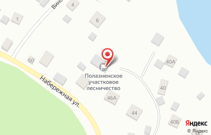 Полазненское участковое лесничество на карте
