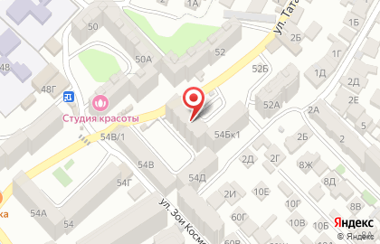 Салон красоты Nail studio на Зои Космодемьянской на карте