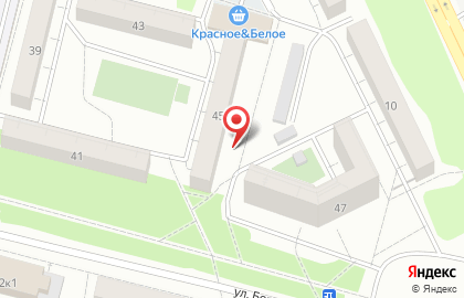 Старый друг на улице Бородина на карте