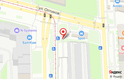 Балтком на Гаккелевской улице на карте