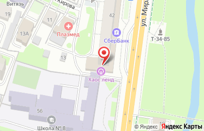 Ателье Светлана на улице Мира на карте