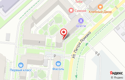 Студия загара Гаваи на улице Петра Ломако на карте