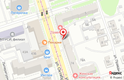 Страховой брокер на улице Октябрьской Революции на карте