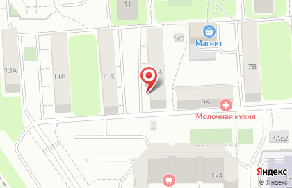ХОРС на улице Академика Комарова на карте