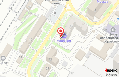 Отель Московский в Привокзальном районе на карте