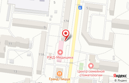 Поликлиника №4 в Ставрополе на карте