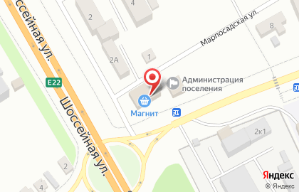 Супермаркет Магнит в Чебоксарах на карте