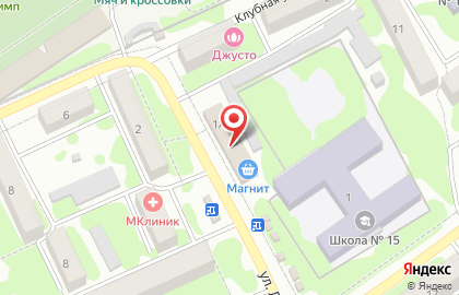 Гипермаркет Магнит в Тамбове на карте