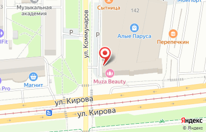 Магазин у дома Бристоль на улице Кирова на карте