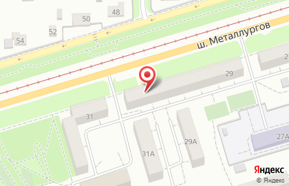 Магазин Красное & Белое на шоссе Металлургов, 29 на карте