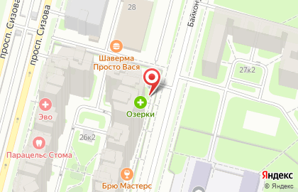 Радуга на Байконурской улице на карте