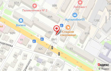 Киоск по продаже фруктов и овощей на проспекте Имама Шамиля на карте