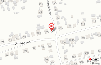 Пекарня на улице Александра Пушкина на карте