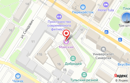 Объединение центров развития культуры Оцрк в Привокзальном районе на карте