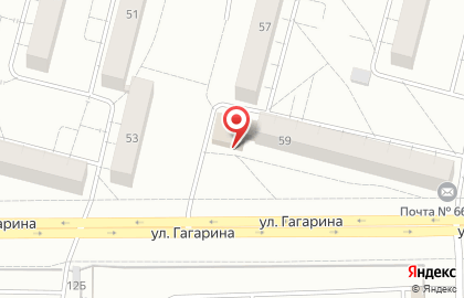 Банкомат СберБанк на улице Гагарина, 59 на карте