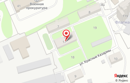 Красные казармы, ТСЖ на карте