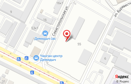 Магазин автозапчастей Шатун в Орджоникидзевском районе на карте