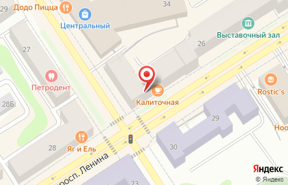 Салон Петрооптика на проспекте Ленина, 26 на карте