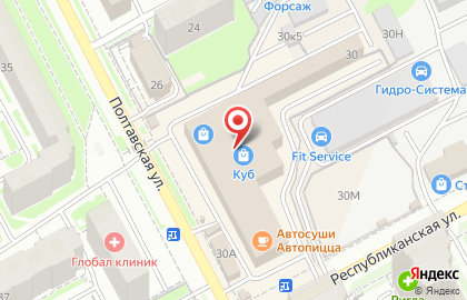 Портал аренды OneTwoRent на Полтавской улице на карте