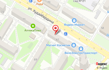 Микрофинансовая компания Быстроденьги на улице Худайбердина на карте