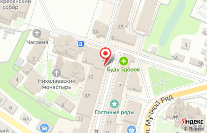 Магазин ювелирных изделий Серебряный мир в Нижнем Новгороде на карте
