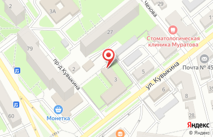 Юридическое агентство Аспект в Октябрьском на карте