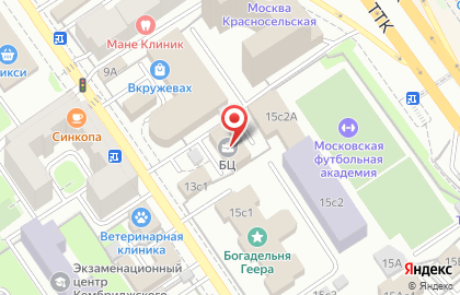 Флэт в Москве на карте