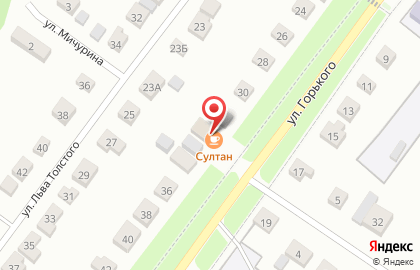 Султан на улице Горького на карте