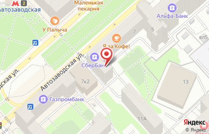 Объединенная диспетчерская служба Жилищник Даниловского района на Автозаводской улице на карте