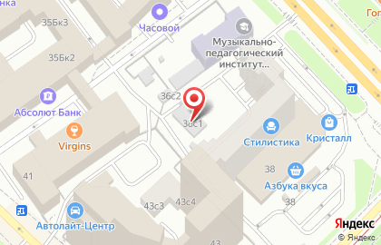 Сеть лаундж-баров Мята Lounge на Марксистской на карте