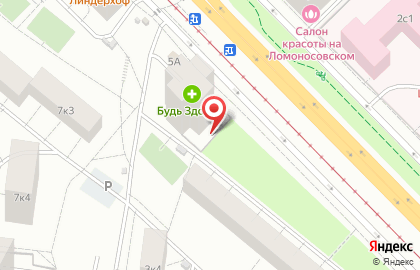 ОАО Банкомат, МОСКОВСКИЙ КРЕДИТНЫЙ БАНК на Ломоносовском проспекте на карте