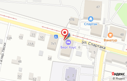 Отель Берг Хаус на карте