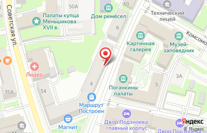 Цветочный бутик Amore+fiori на улице Некрасова на карте