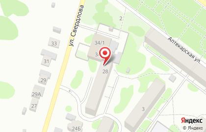 Кабинет психолога на улице Свердлова на карте