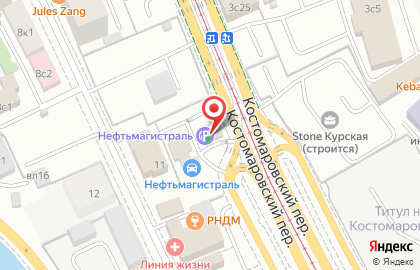 ООО ТехСервис в Костомаровском переулке на карте