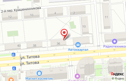 Магазин хлебобулочных изделий на площади Карла Маркса на карте