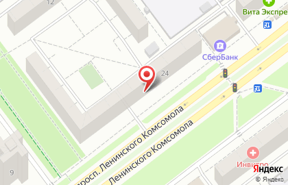 Детский развивающий центр Успех на проспекте Ленинского Комсомола на карте