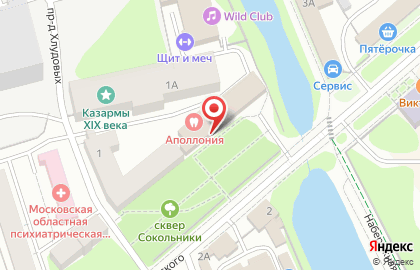 Мебельный магазин в Москве на карте
