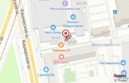 Магазин фастфудной продукции в Нагатино-Садовниках на карте