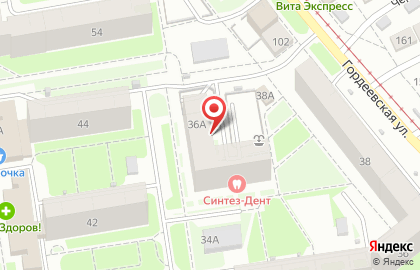 Элен на Гордеевской улице на карте