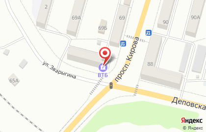 Банк ВТБ в Кемерово на карте