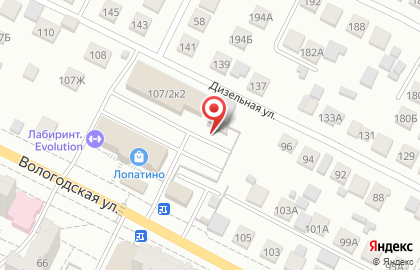 Шиномонтажная мастерская Колёсик.рф в Орджоникидзевском районе на карте