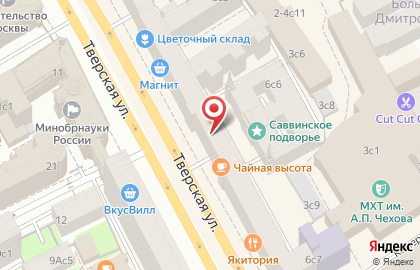 Семейные адвокаты и юристы на улице Тверская на карте