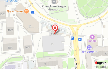 Автомойка в Воронеже на карте