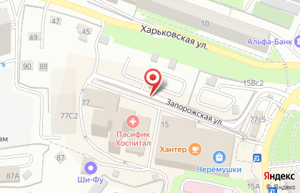 Парикмахерская Очарование в Первомайском районе на карте