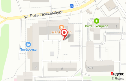 ОАО Банкомат, АК Барс Банк на улице Розы Люксембург на карте