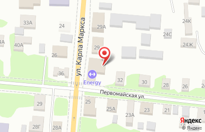 Фитнес-клуб Energy на Первомайской улице на карте